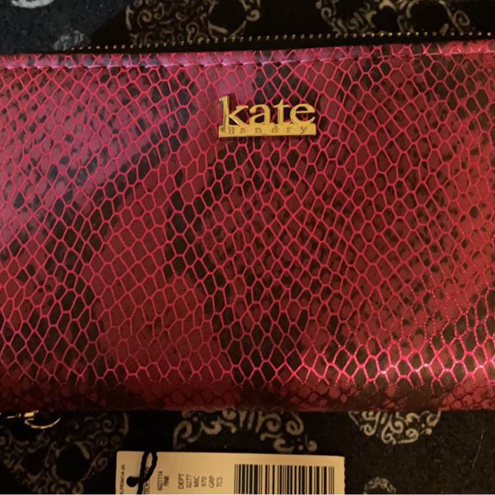 Kate Landry Snakeskin Wallet/Wristlet (NWT)